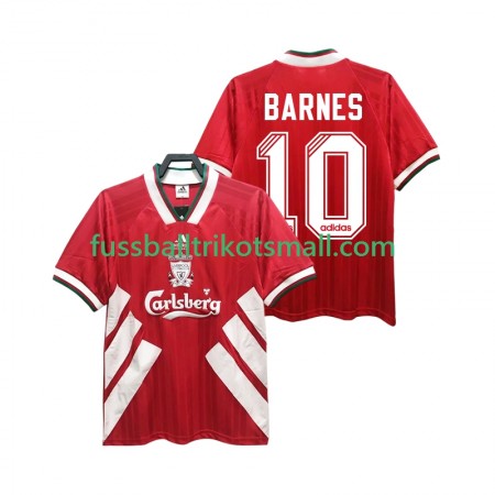 Fußballtrikots Liverpool BARNES 10 1993 1995 Retro Kurzarm Heimtrikotsatz kaufen